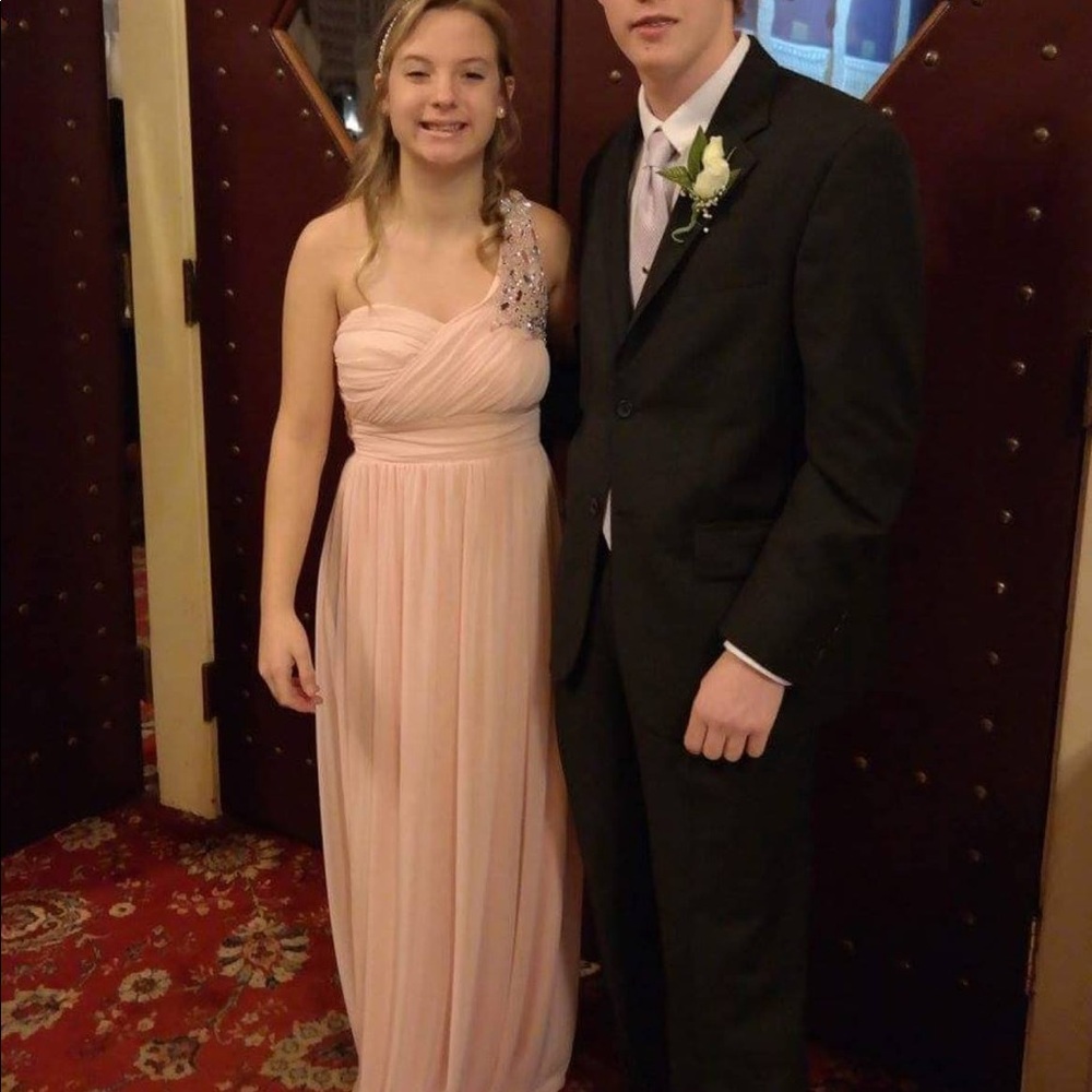Pink prom dress